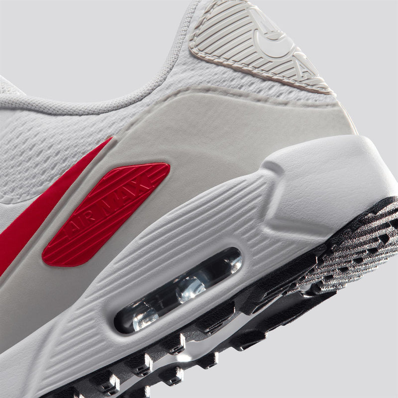 Air Max 90 Spikeless Golf Shoes White/Fire Red/Photon Dust/Midnight Navy