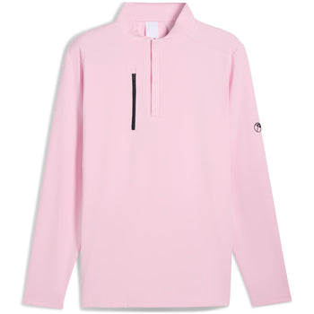 x AP Cloudspun Tech Quarter Zip Pale Pink