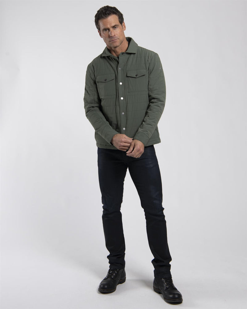 Sierra Shirt Jacket Green Slate