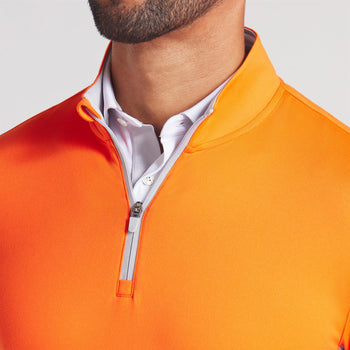 Pure 2.0 Quarter Zip Rickie Orange