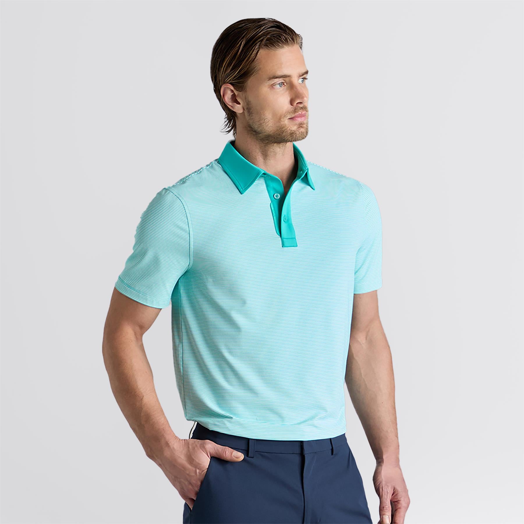 Feeder Stripe High Gauge Jersey Polo Siren