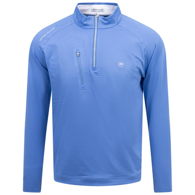Verge Performance Quarter Zip Blue Sea