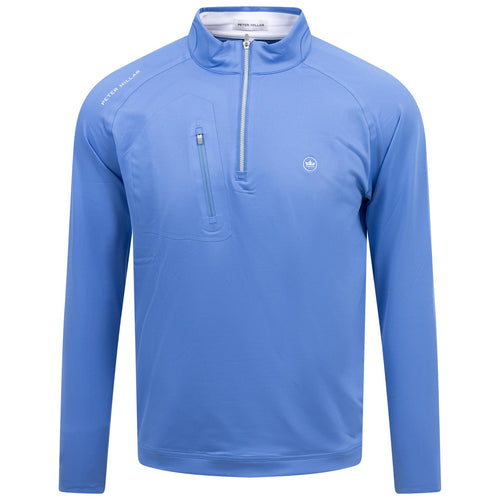 Verge Performance Quarter Zip Blue Sea