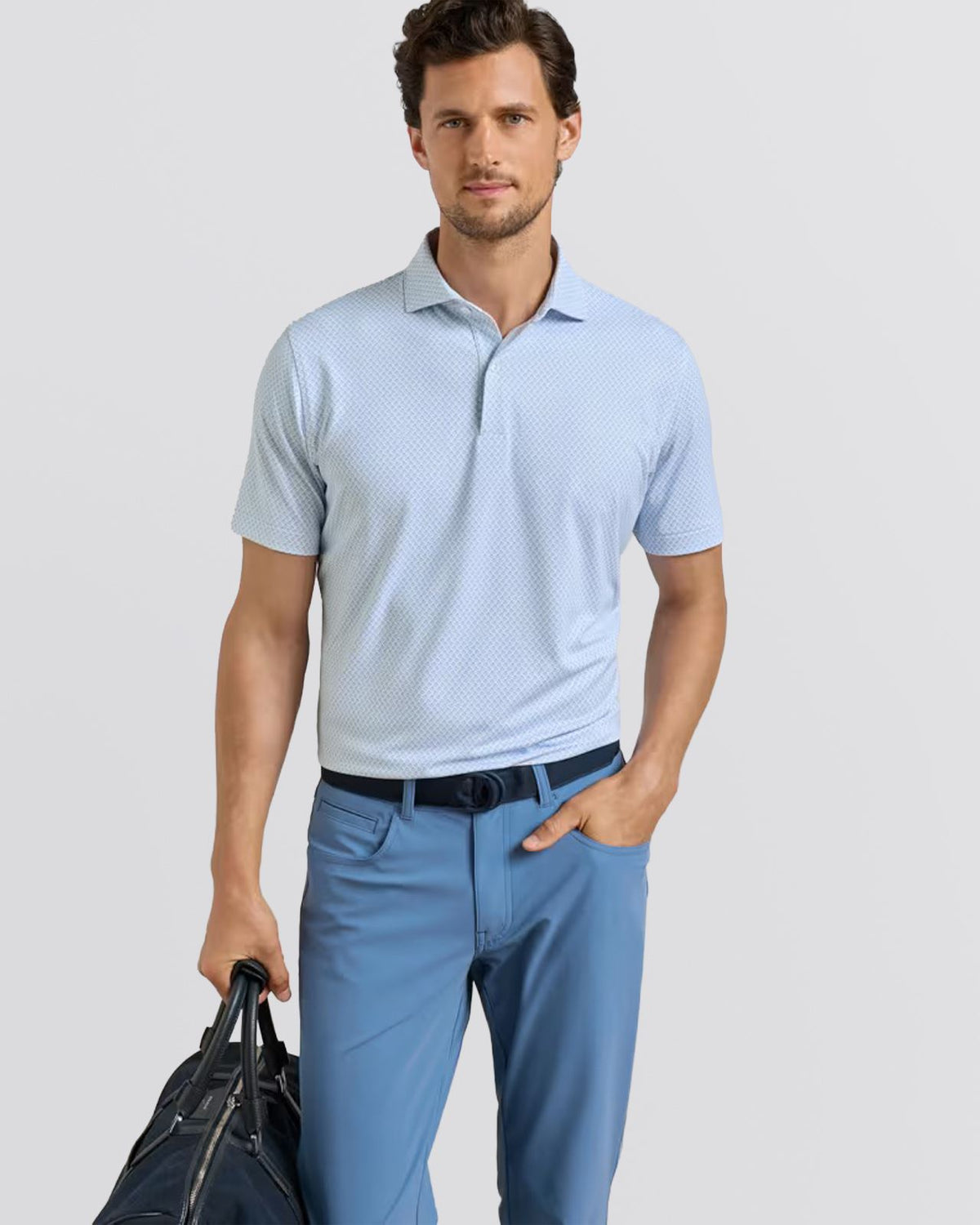 Mayfield Performance Jersey Polo White
