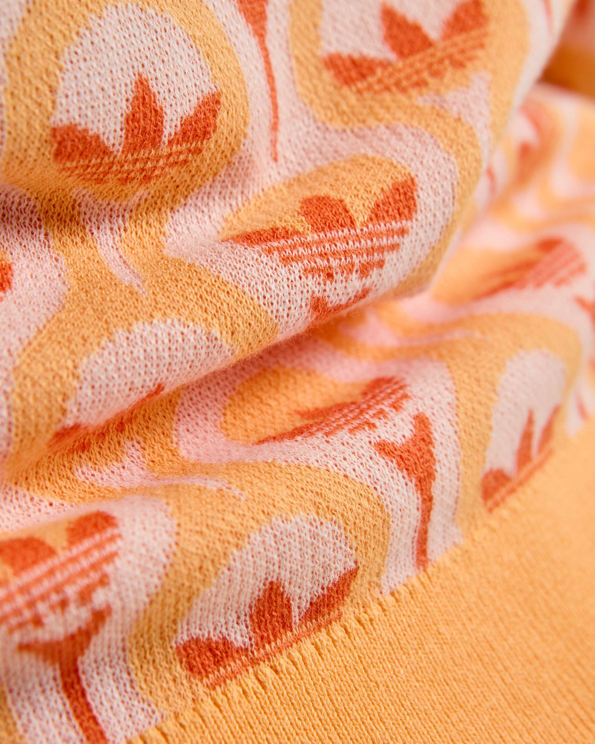 Originals All Over Cardigan White/Ice Tangerine