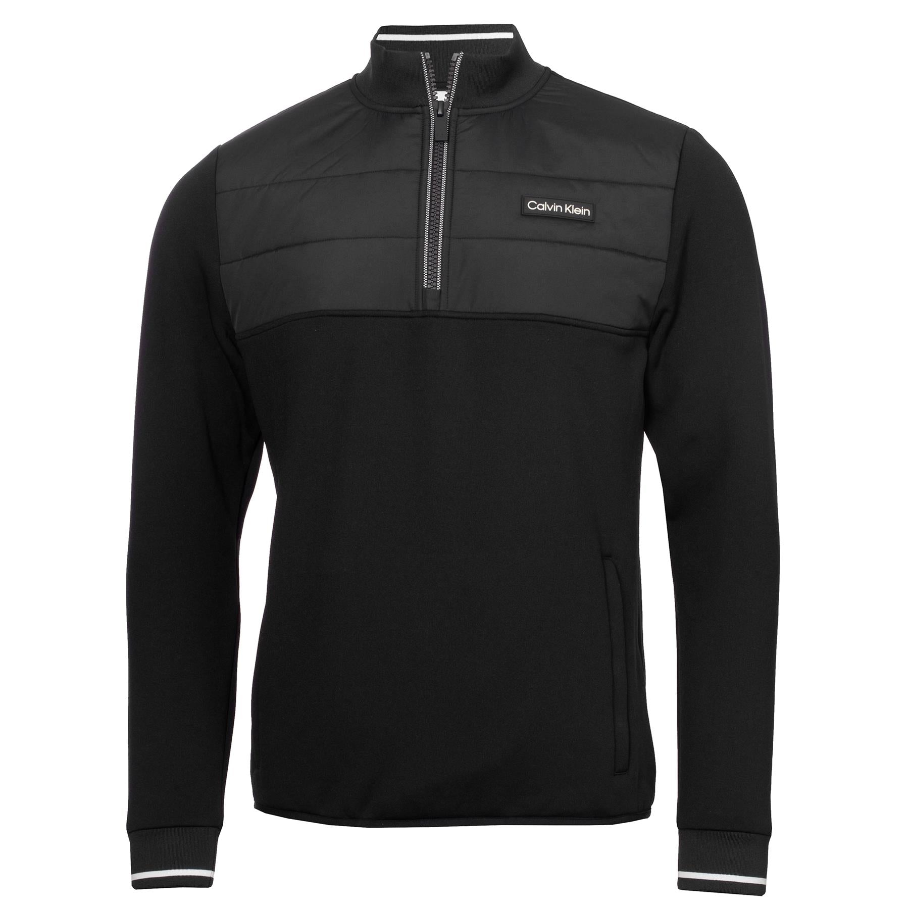 Calvin Klein Golf Baylor Creek Hybrid Half Zip Jacket Black