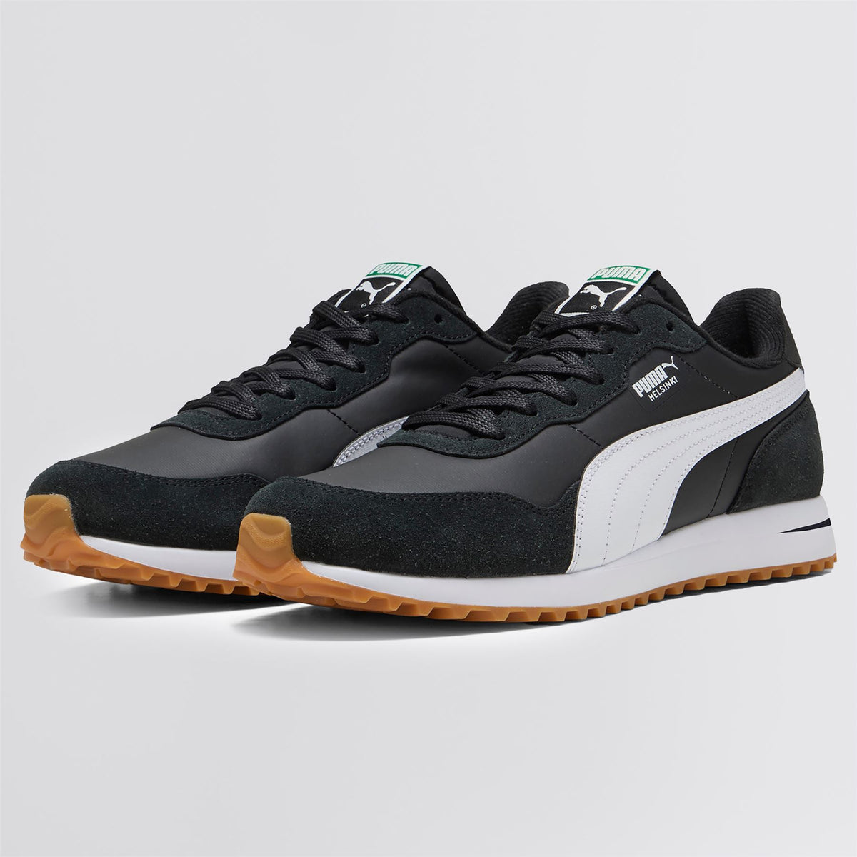 Helsinki Golf Shoes Puma Black/Puma White/Gum