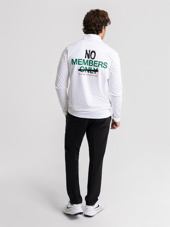 Nike No Members x Nike Victory Half Zip Mid Layer White