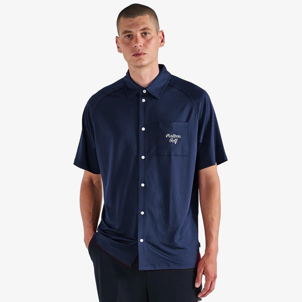 Malbon Golf x Jesper Parnevik Osprey Polo Navy | TRENDYGOLF UK
