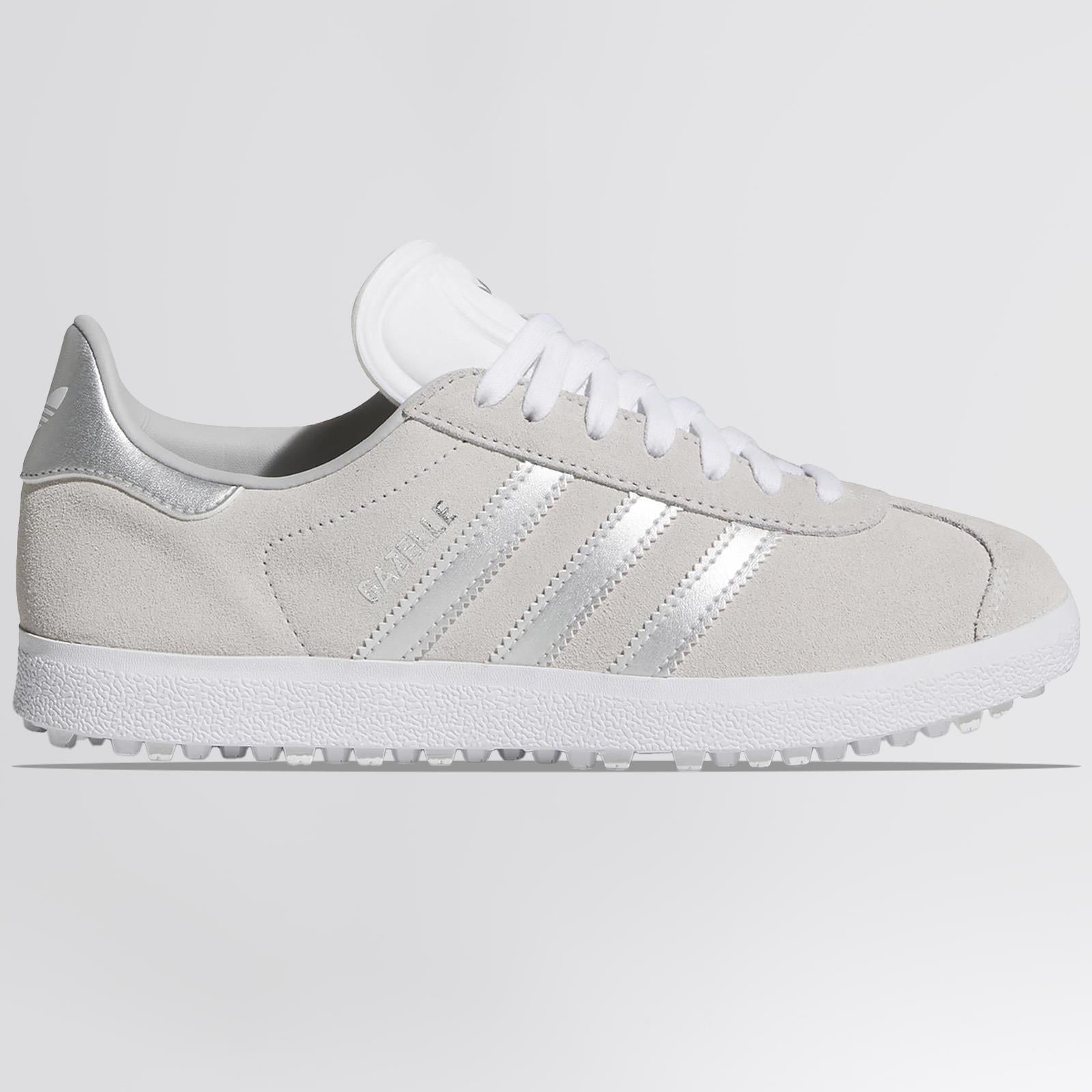 Gazelle Spikeless Golf Shoes White/Silver/Grey