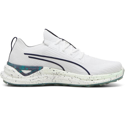 x PTC Electrocat NITRO Golf Shoes Puma White/Deep Navy/Fresh Mint - AW24