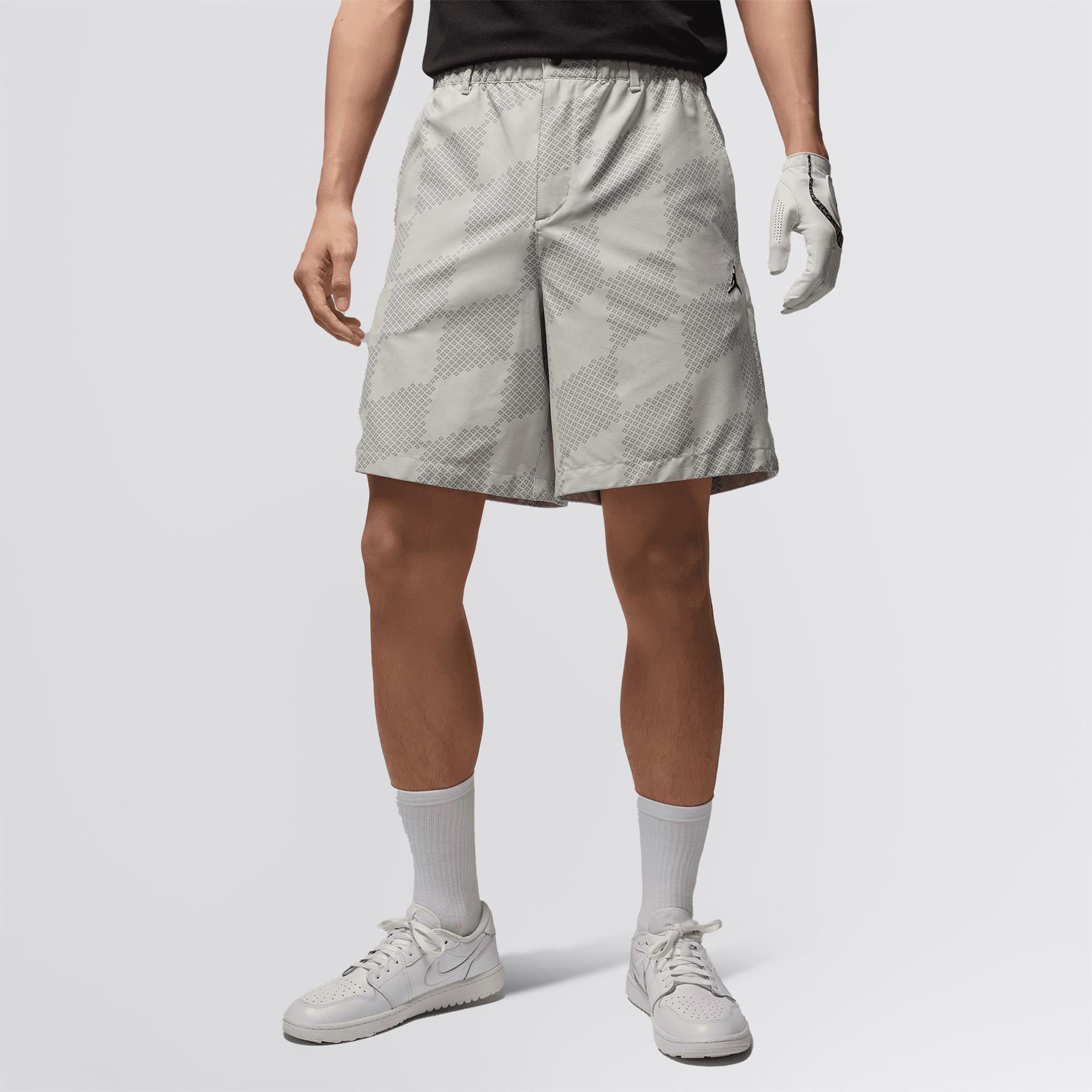 Jordan Dri-FIT AOP Golf Shorts Light Silver/Black