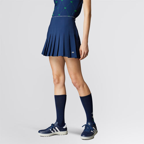 Pleated Skort Night Indigo