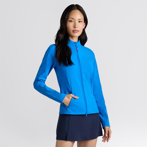 Brushed Back Tech Full Zip Mid Layer Lisbon