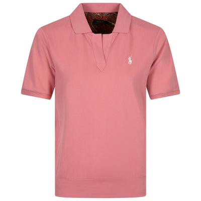 Damen Jersey-Poloshirt Desert Rose – 2024