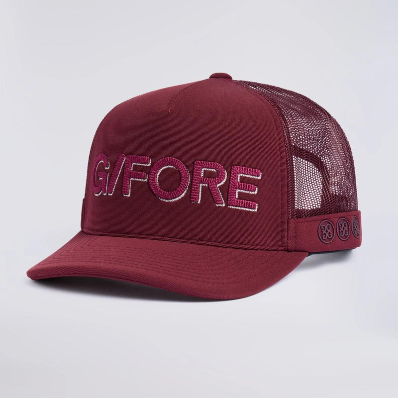 G/Fore Emboridery Trucker Cap Dark Plum
