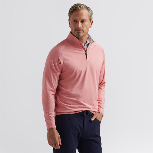 Stealth Performance Quarter Zip Mid Layer Pink Crepe