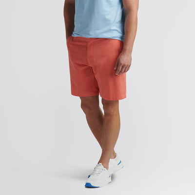 Shackleford Gingham Performance Hybrid Shorts Azalea