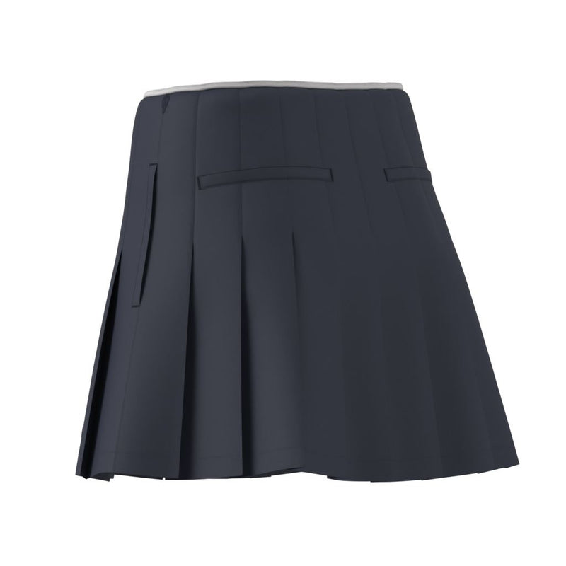 Pleated Skort Night Indigo
