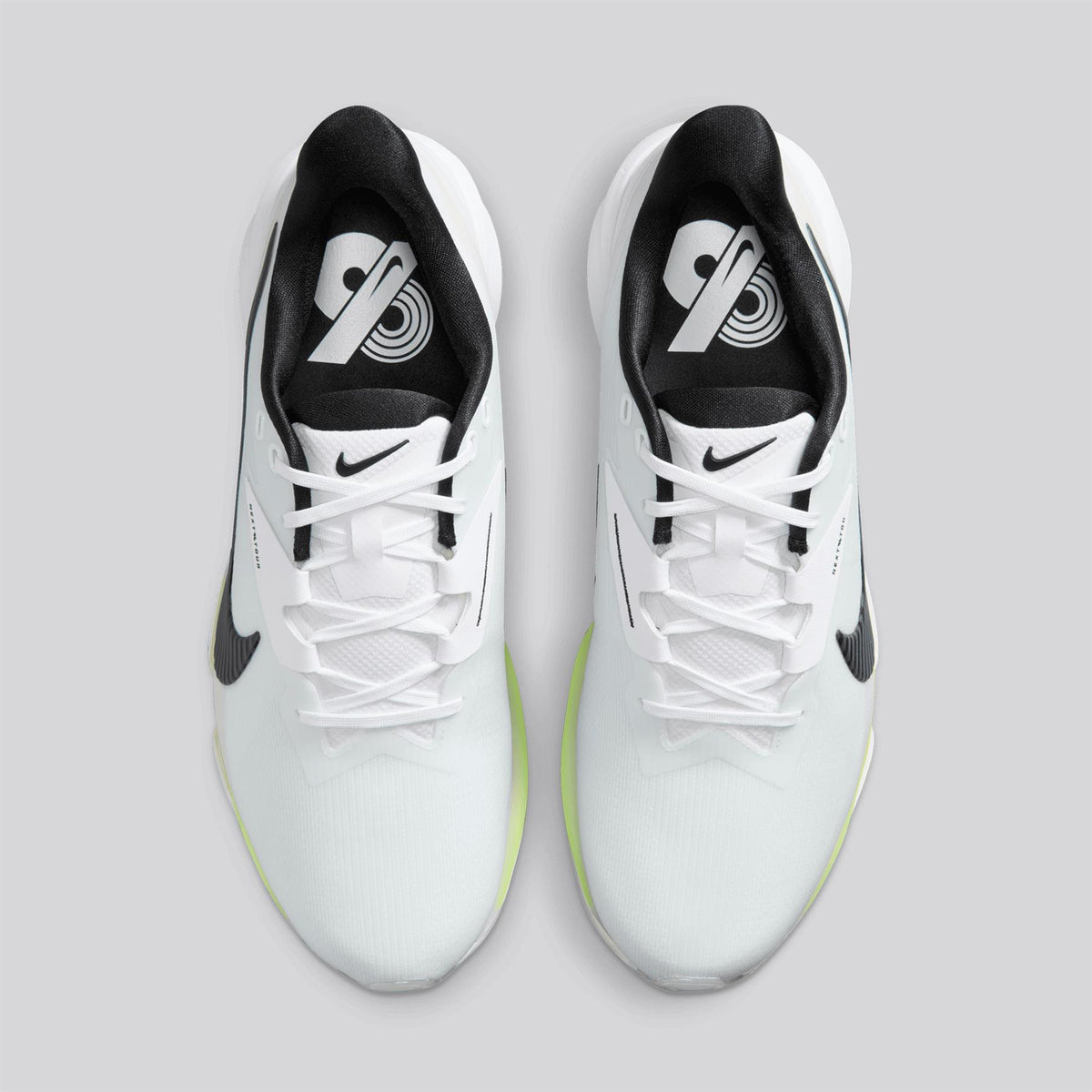 Air Zoom Infinity Next% Tour 3 Spiked Golf Shoes White/Black Photon