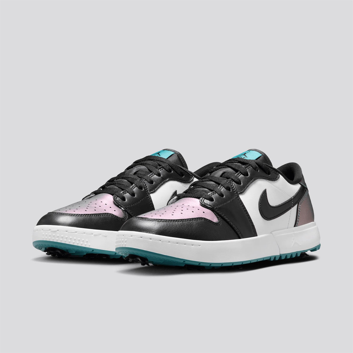 Air Jordan 1 Low Spiked Golf Shoes Mineral Teal/Black