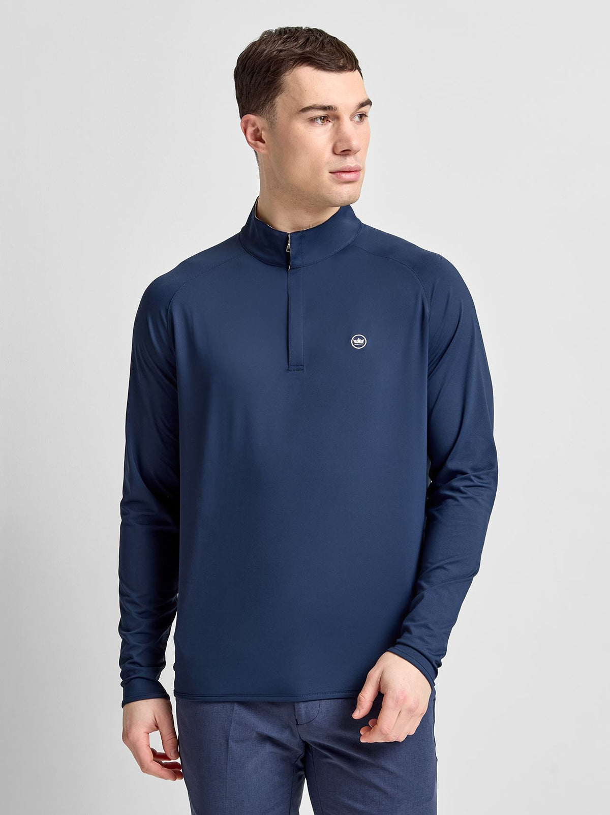 Stealth Performance Quarter-Zip Mid Layer Navy