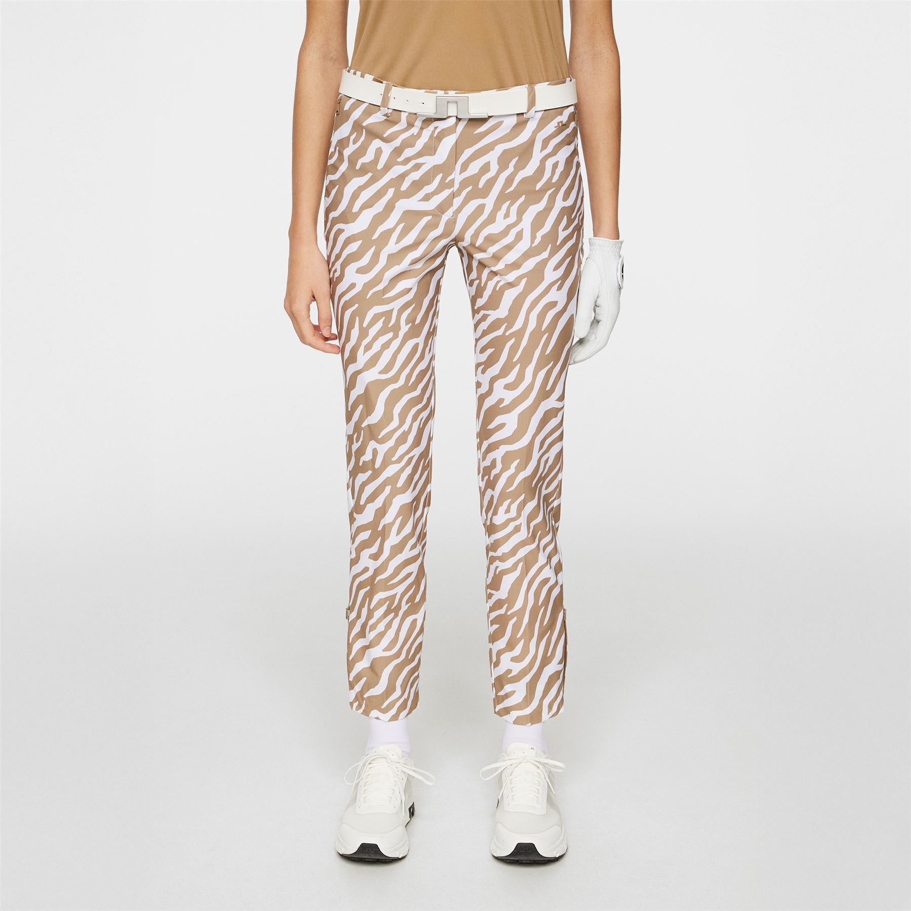 Pia Print Trousers Tour Tigers Eye