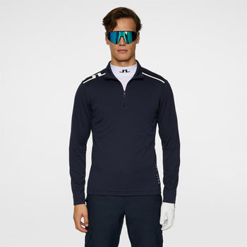 Leon Quarter Zip Mid Layer JL Navy
