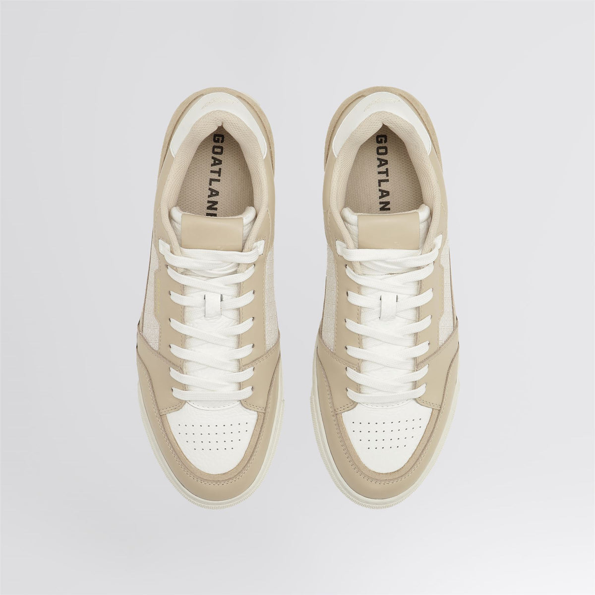 Signature Contour Collection Golf Shoes Beige/White Leather