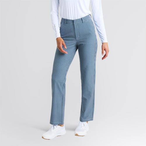 Fairway Brushed Pants Minicheck Navy