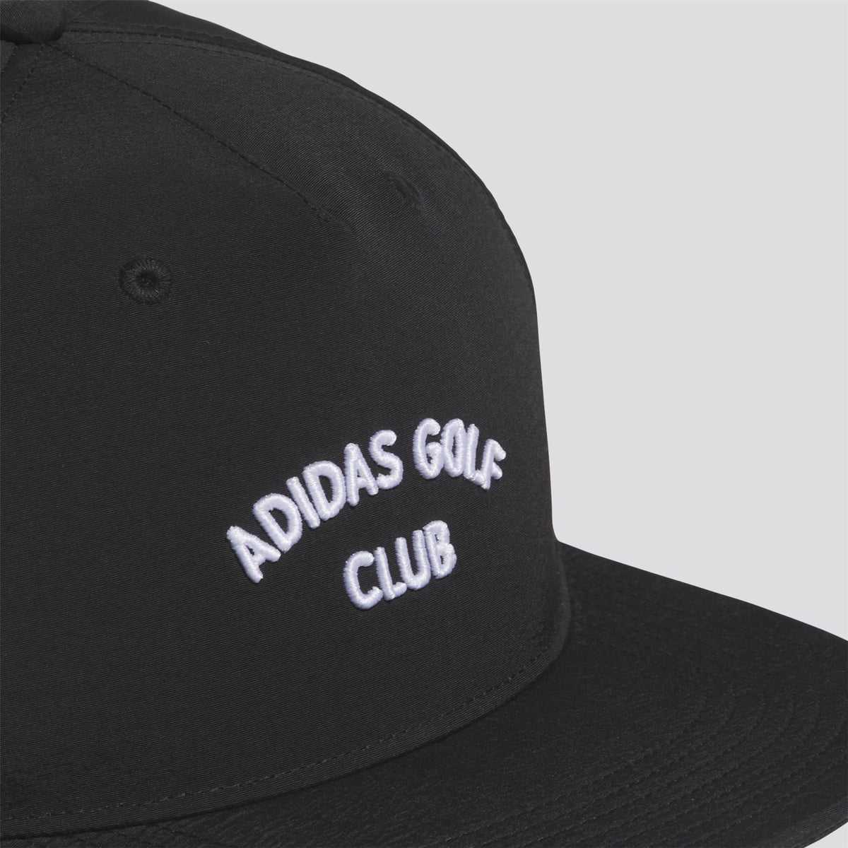 5-Panel Crinkled Nylon Cap Black