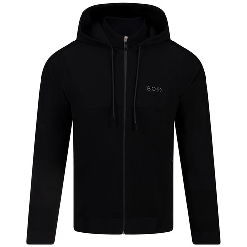 Sweat à capuche Tasomo Full Zip Regular Fit Noir - W23