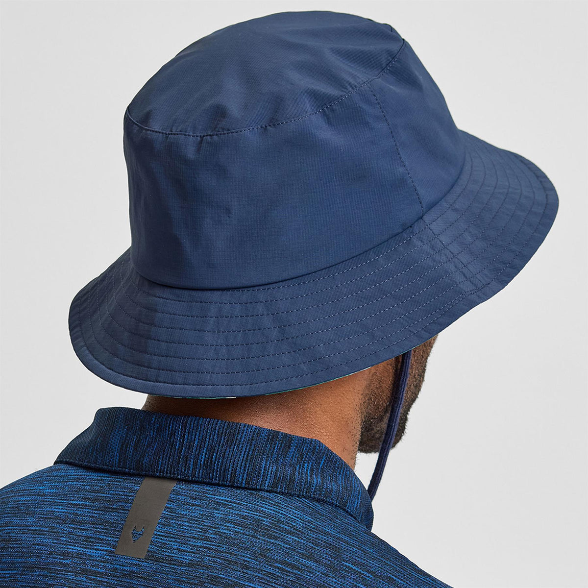 Bucket Hat Print Navy