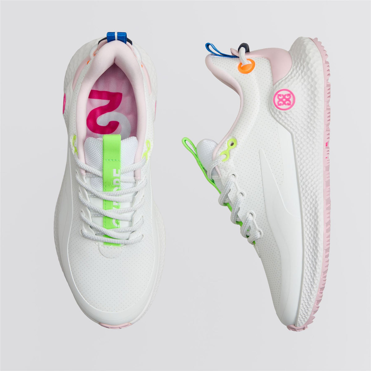 Perforated MG4+ O2 Spikeless Golf Shoe Snow/Multi