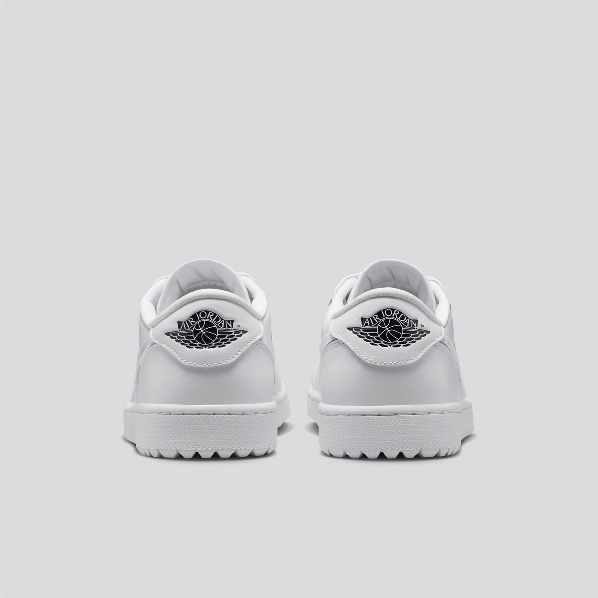 Air Jordan 1 Low Spikeless Golf Shoes White/Metallic Silver/Gum Light Brown