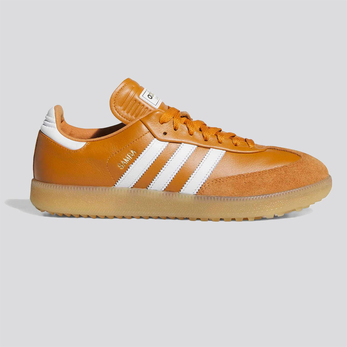 Samba Spikeless Golf Shoes Rustic Orange/Footwear White/Gum