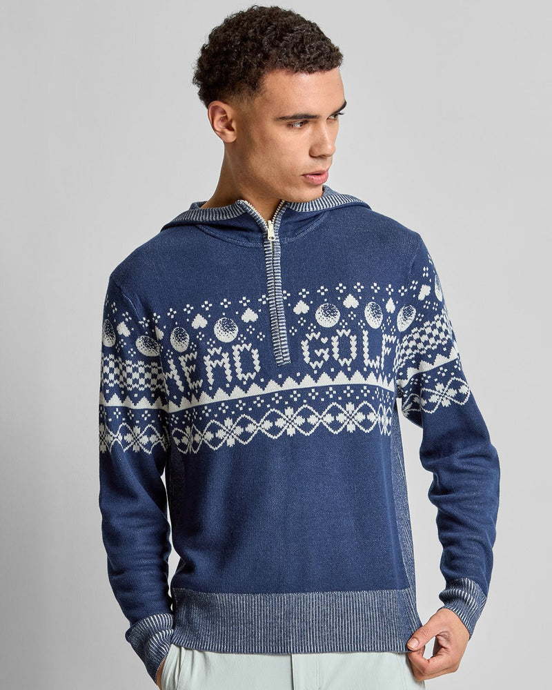 Knit Zip Hoodie