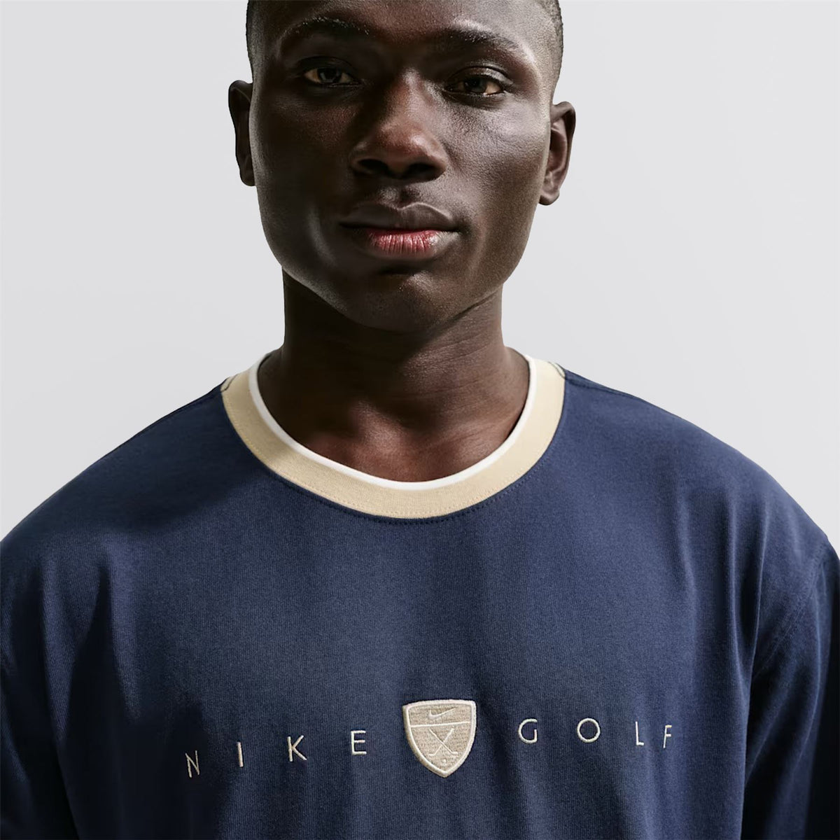 Retro Golf T-Shirt College Navy