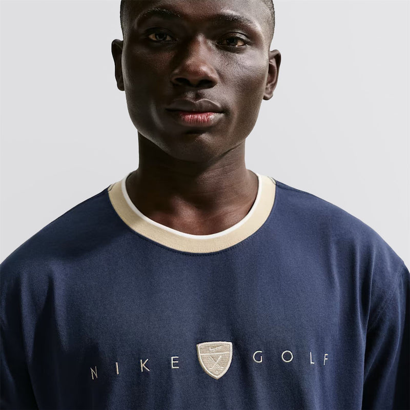 Retro Golf T-Shirt College Navy