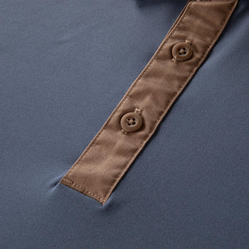 Dri-FIT Tour Contrast Polo Diffused Blue/Mink Brown/White