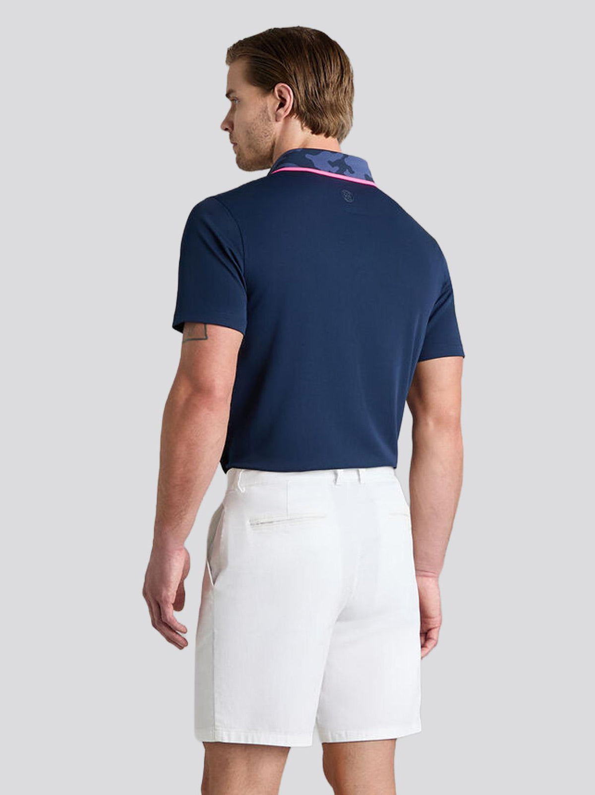 G/FORE x TRENDYGOLF GOLF Camo Collar Performance Pique Polo Twilight