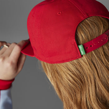 Golf Tour Archive 5 Panel Patch Hat Better Scarlet