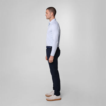 Bannock LS Polo Mist Grey
