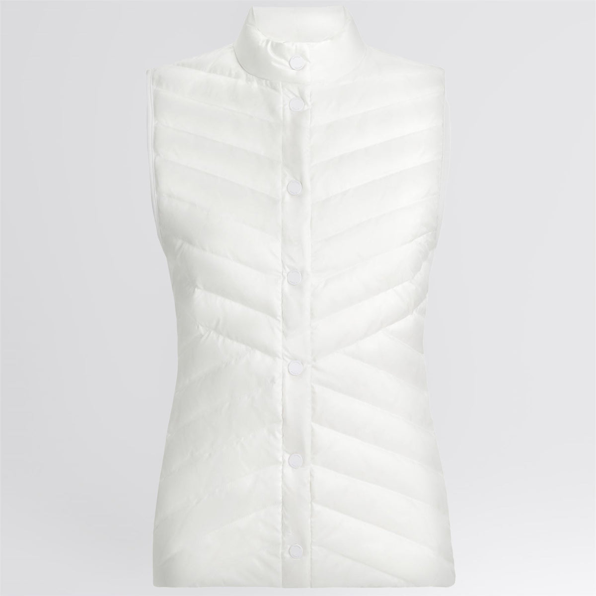 Down Quilted Taffeta Tech Gilet Snow