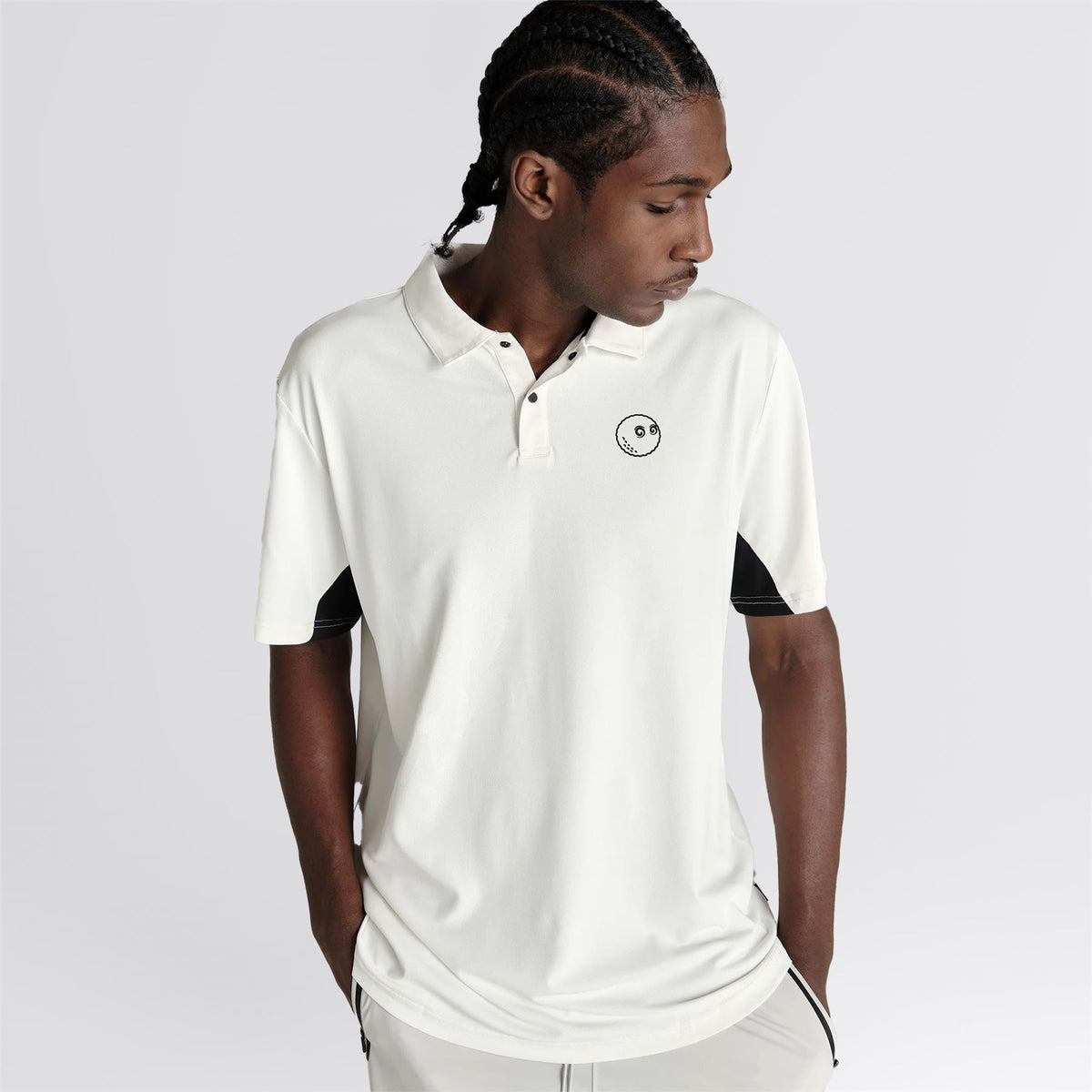 Performance Pique Polo White