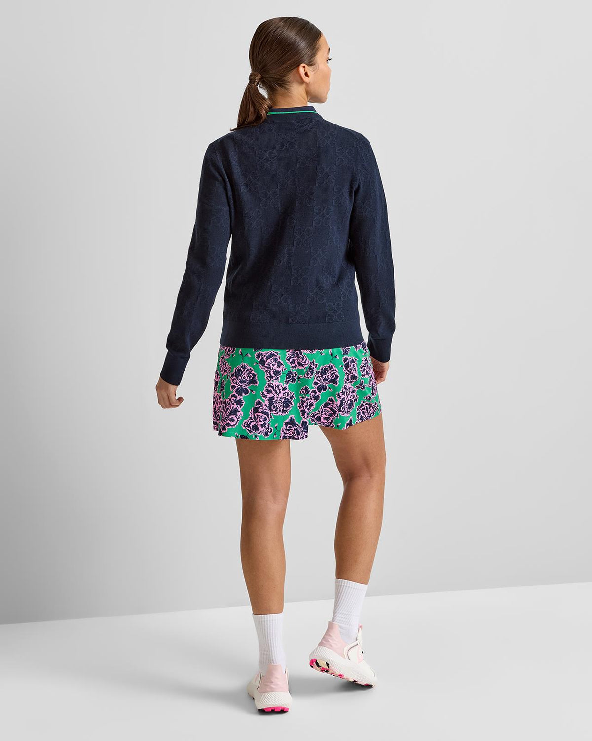 Pointelle G Crewneck Sweater Twilight