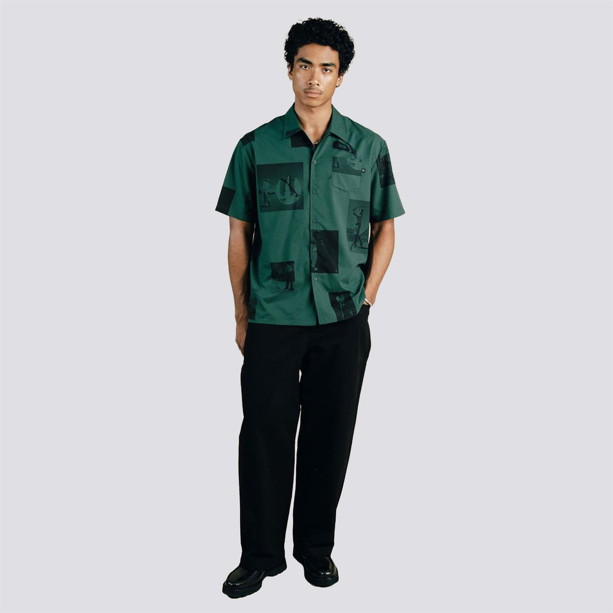Assistance Please Shirt Green