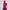 You-V Solid Quarter Zip Mid Layer Pink