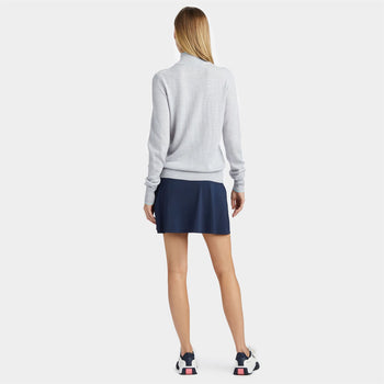 Silky Tech Nylon Skirt Twilight