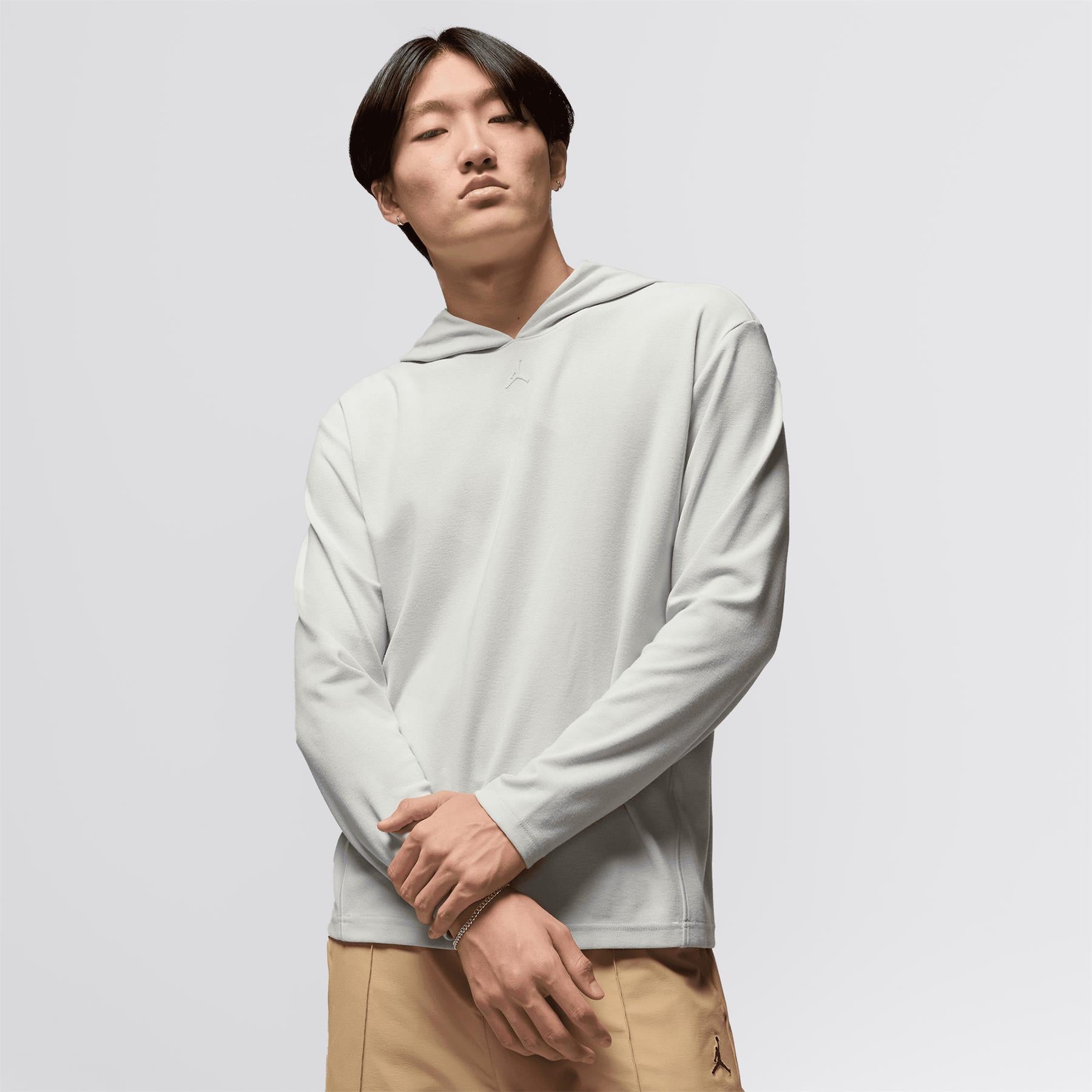 Jordan Sport Golf Fleece Hoodie Light Silver